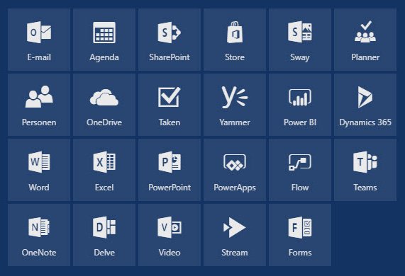 Office 365 apps
